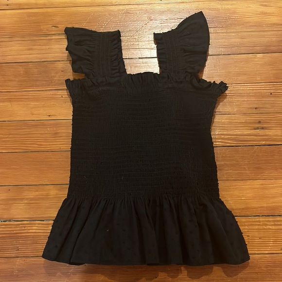 Black Eyelet Kourt Tank - Picture 3 of 4
